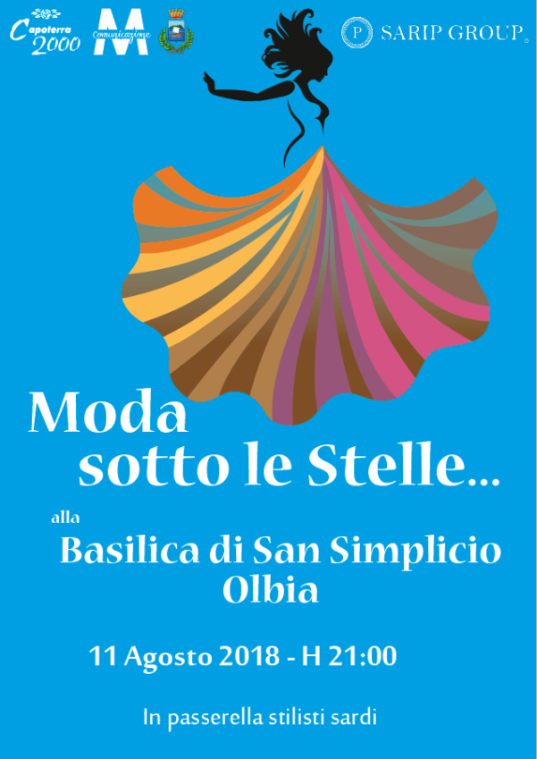 Moda sotto le stelle alla Basilica di San Simplicio - Olbia 2018