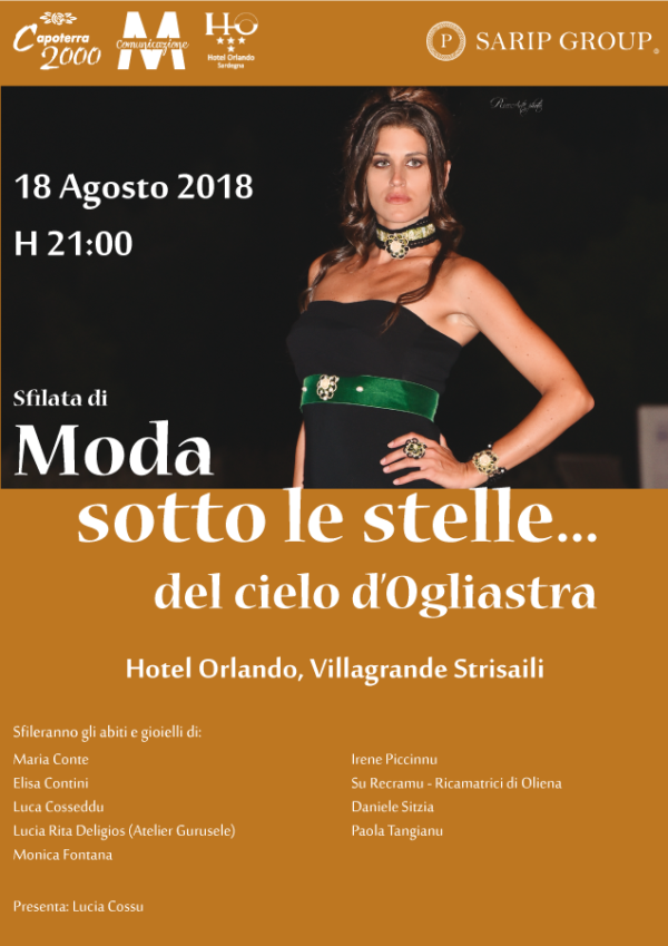 Sfilata di Moda sotto le stelle del cielo d'Ogliastra 2018