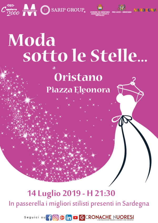 Moda sotto le Stelle a Oristano 2019