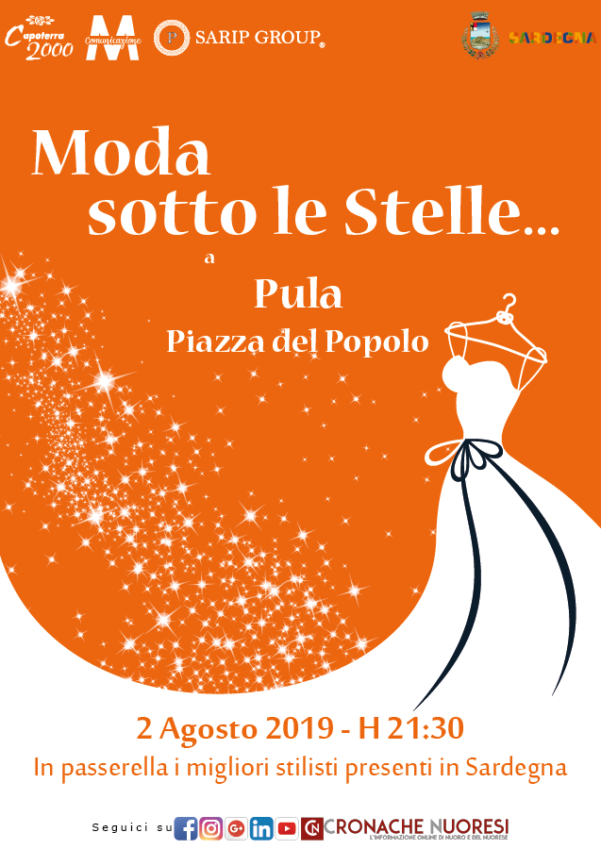 Moda sotto le Stelle a Pula 2019