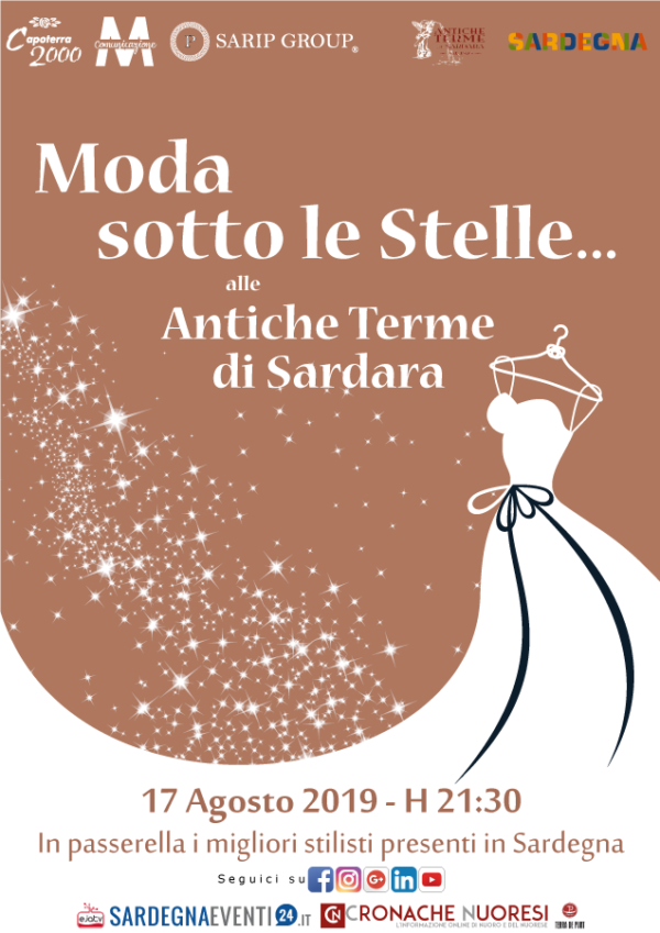 Moda sotto le stelle alle Antiche Terme di Sardara 2019