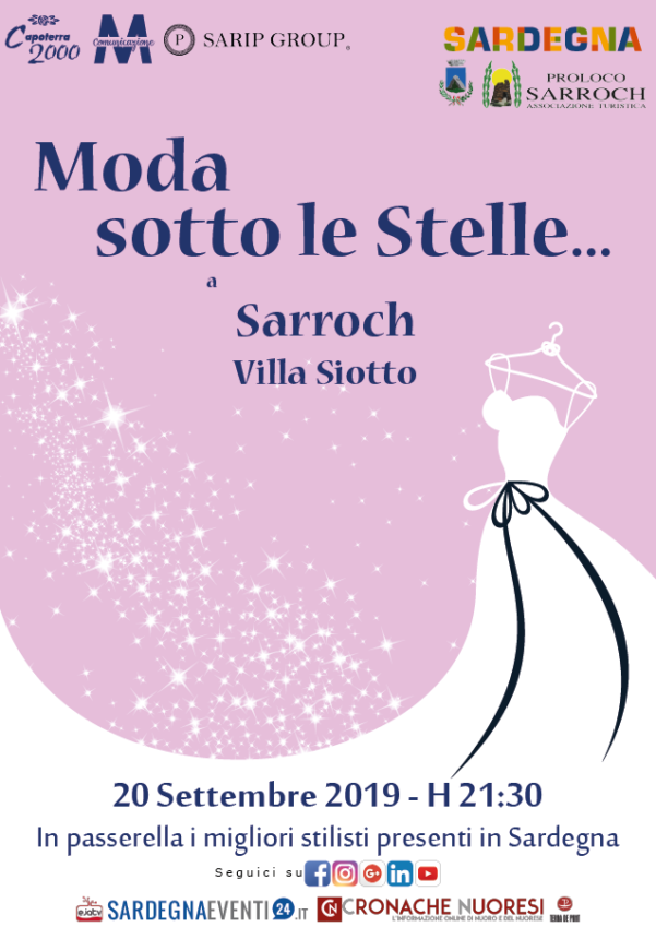 Moda sotto le stelle a Sarroch 2019