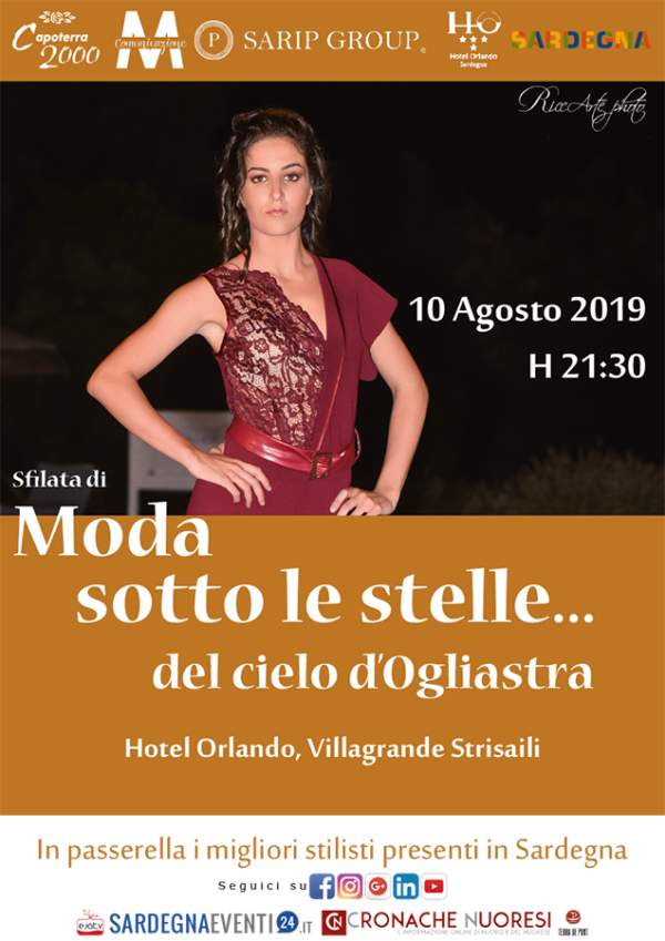 Sfilata di Moda sotto le stelle del cielo d'Ogliastra 2019