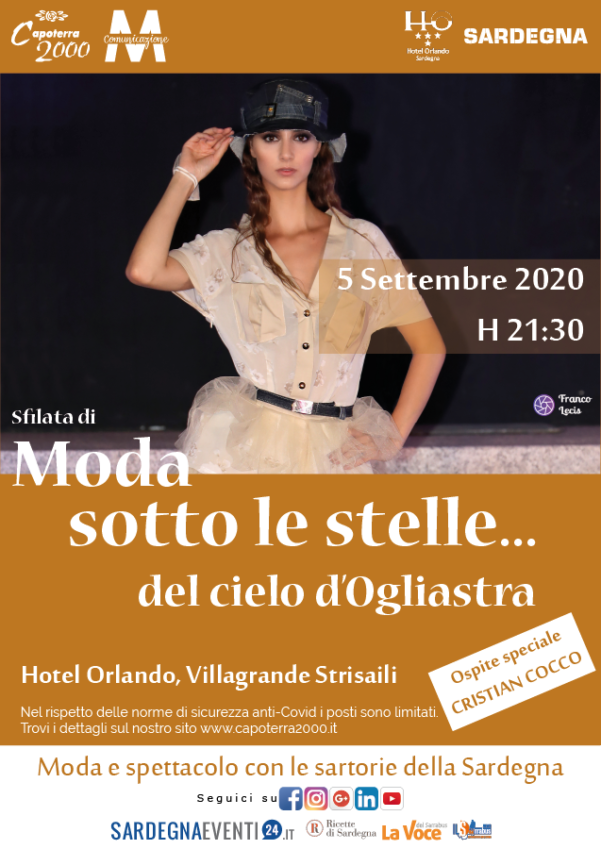 Sfilata di Moda sotto le stelle del cielo d'Ogliastra 2020